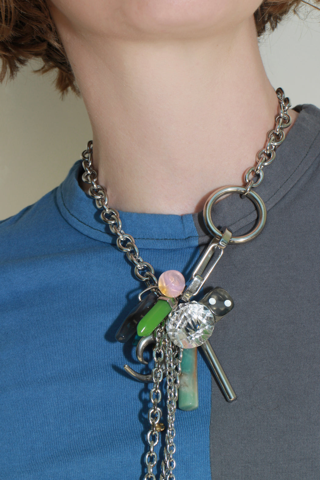 Kinetic Chain Keychain - Silver