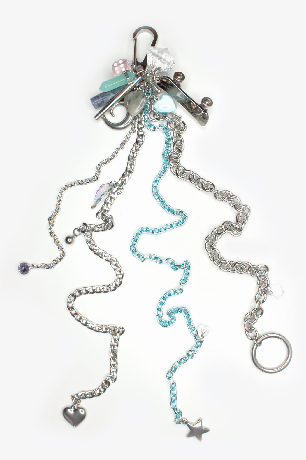 Optic Chain Keychain - Blue