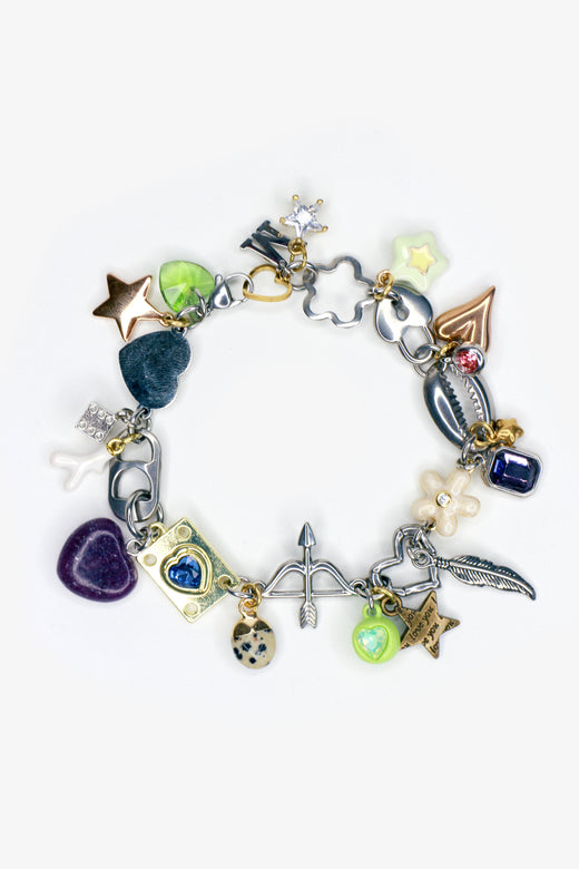 Rosy Charm Bracelet
