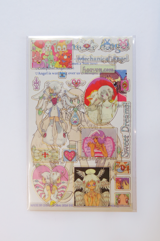 MECHANICAL ANGEL STICKERS - OLIWABU