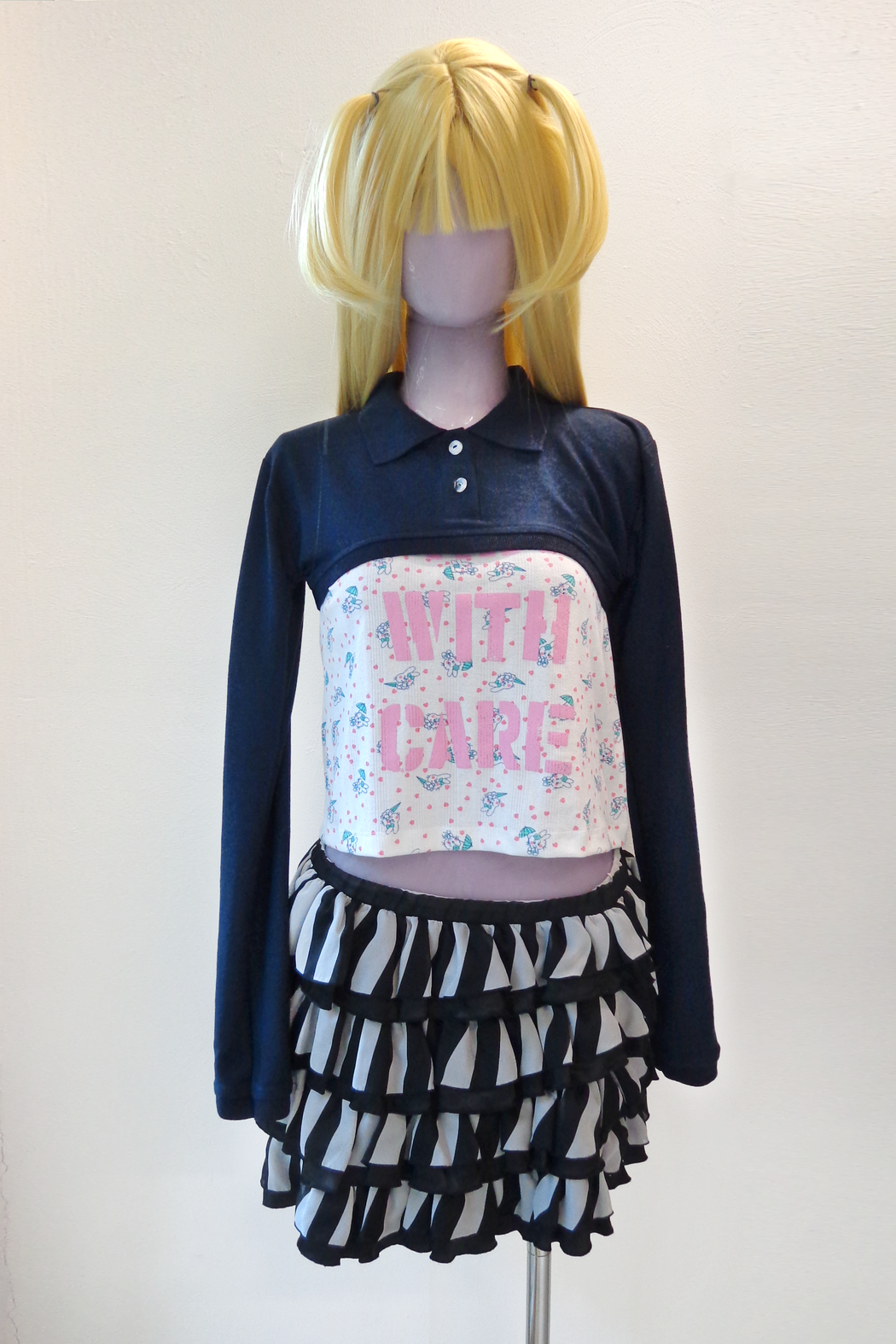 MINI POLO LONGSLEEVE - NAVY BLUE