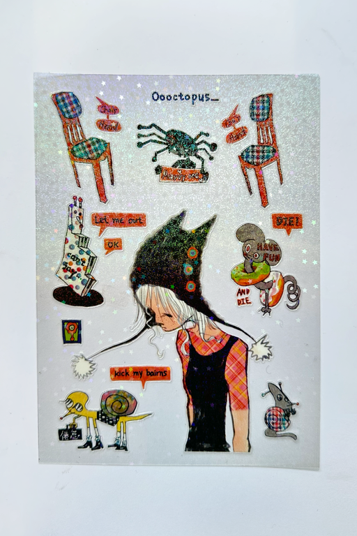 HAVE FUN STICKERS - OOOCTOPUS