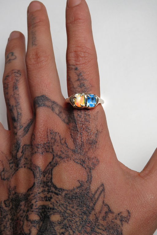 Opal Bouquet Ring