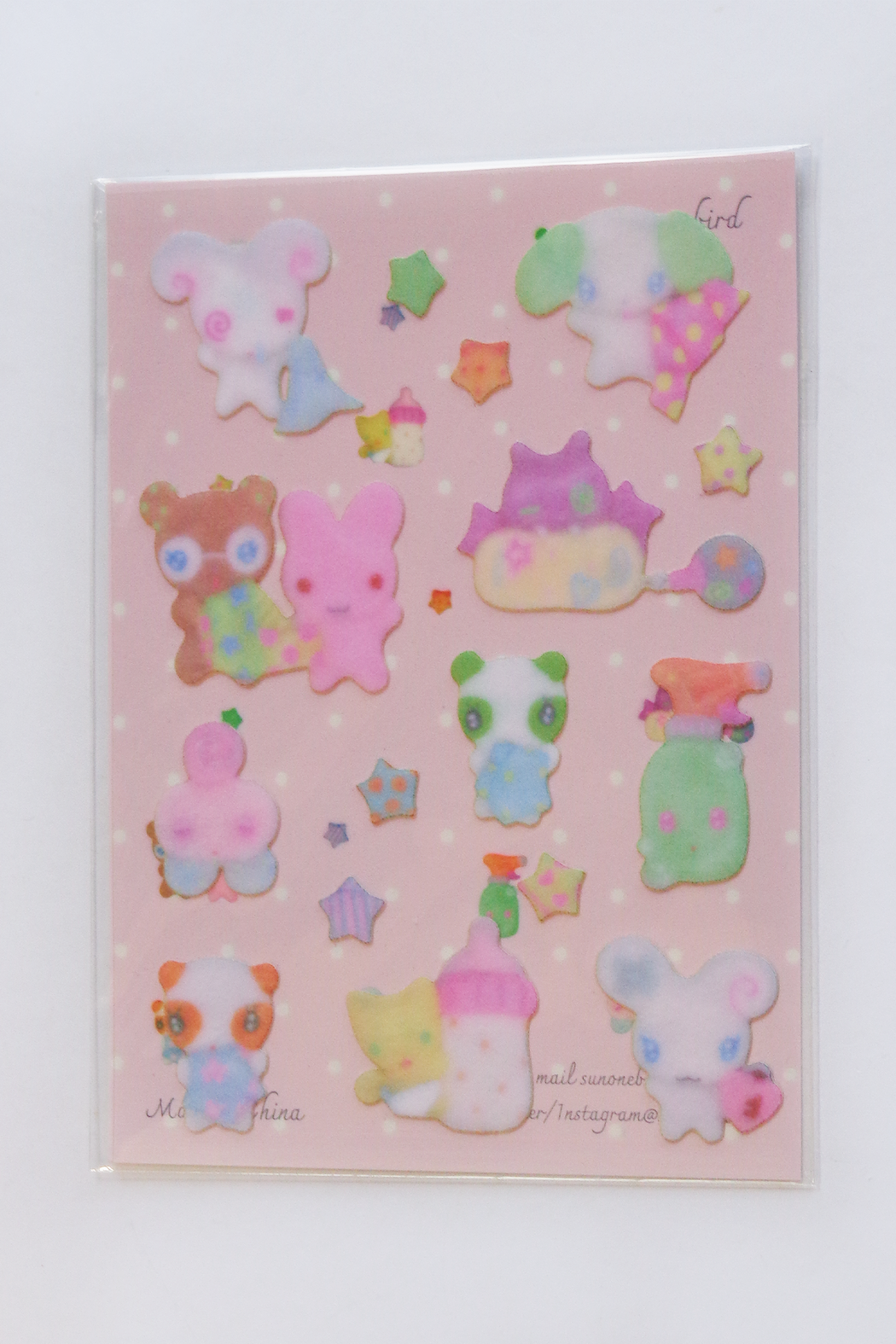 ORIGAMI STARS 3D STICKERS - SUNONEBIRD