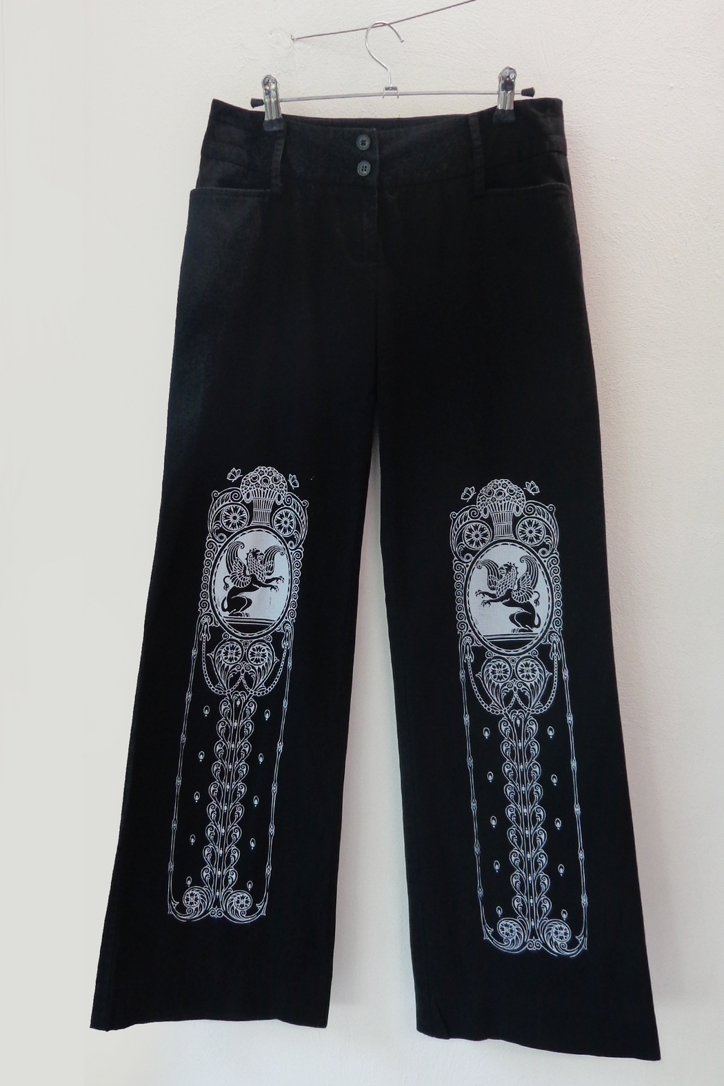 HERALDIC CHARRO SLIM PANTS