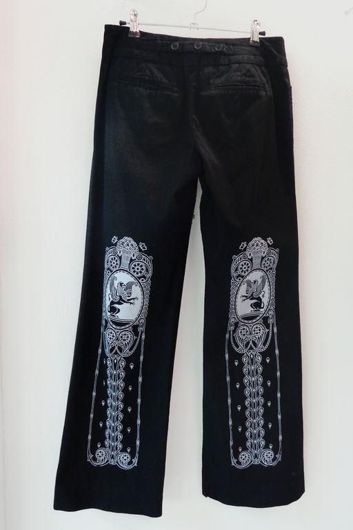 HERALDIC CHARRO SLIM PANTS