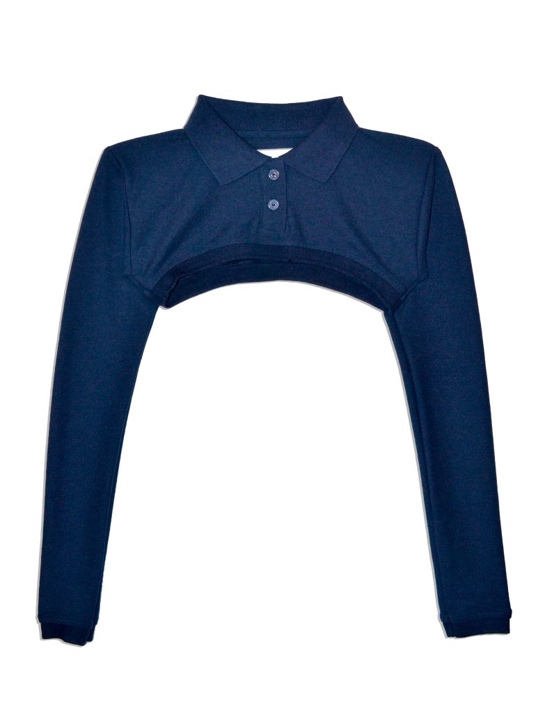 MINI POLO LONGSLEEVE - NAVY BLUE