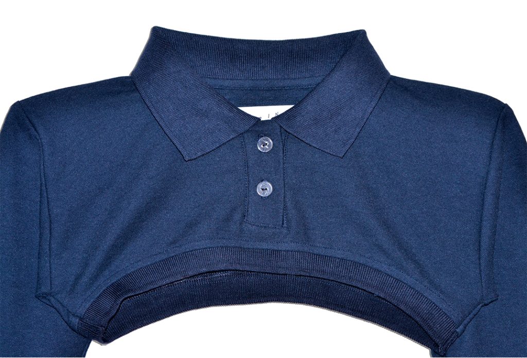 MINI POLO LONGSLEEVE - NAVY BLUE
