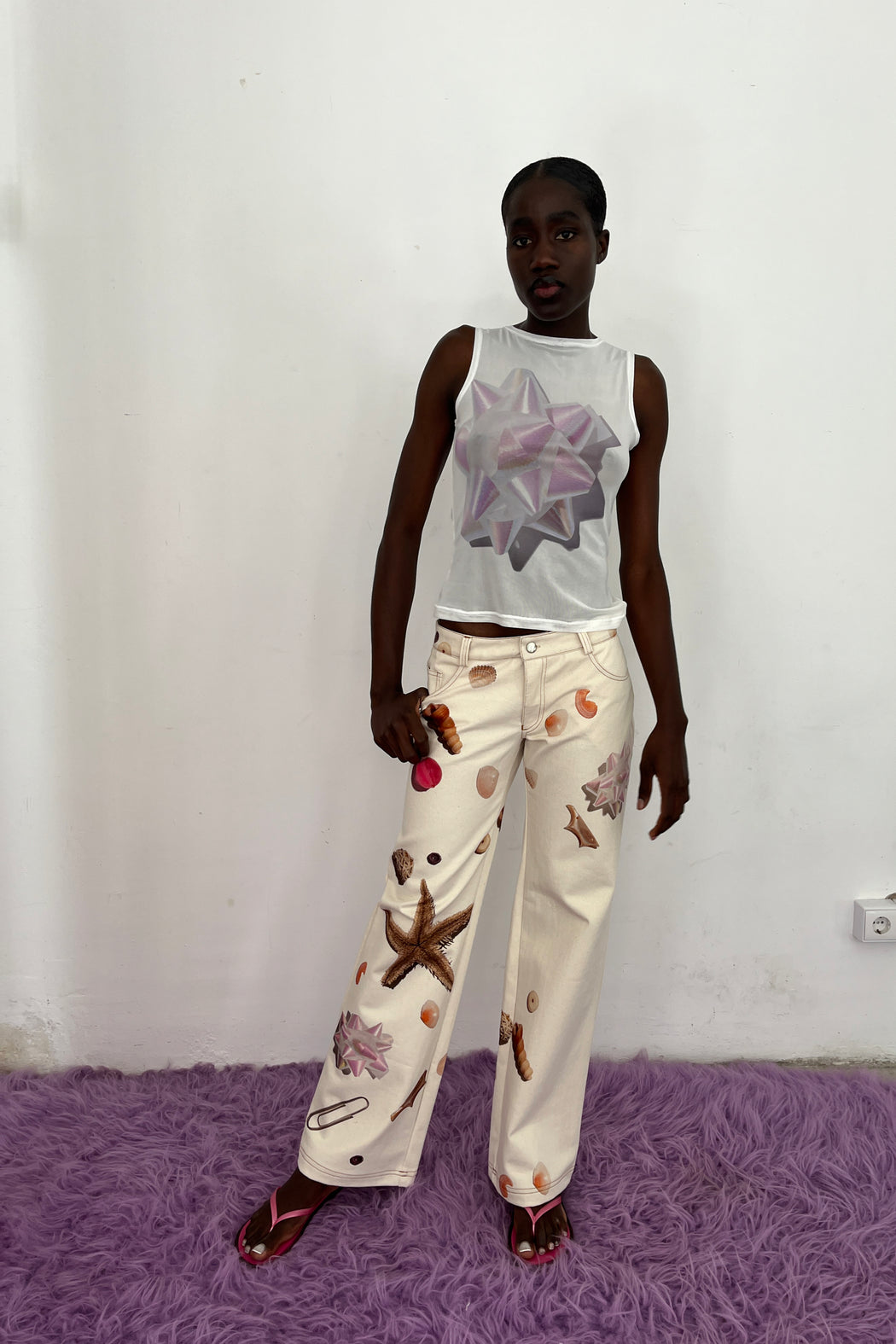 Seastar Printed Denim Trousers