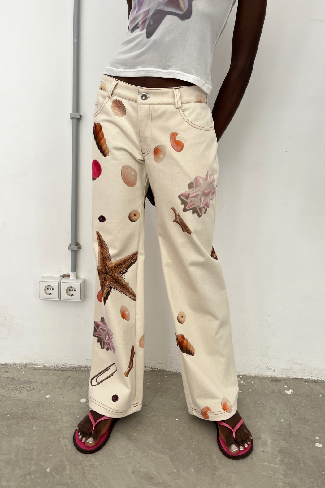 Seastar Printed Denim Trousers