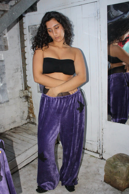 YUMMY MUMMY TRACKPANTS IN GRAPE
