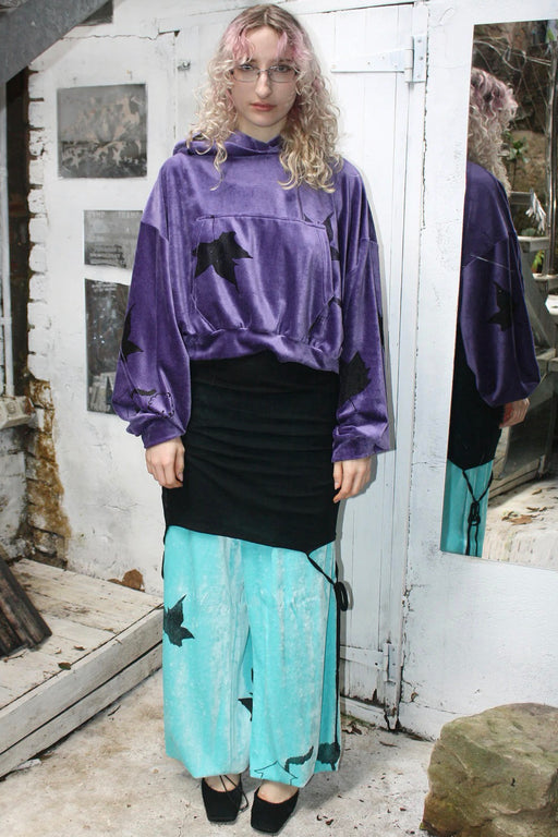 YUMMY MUMMY HOODIE IN GRAPE