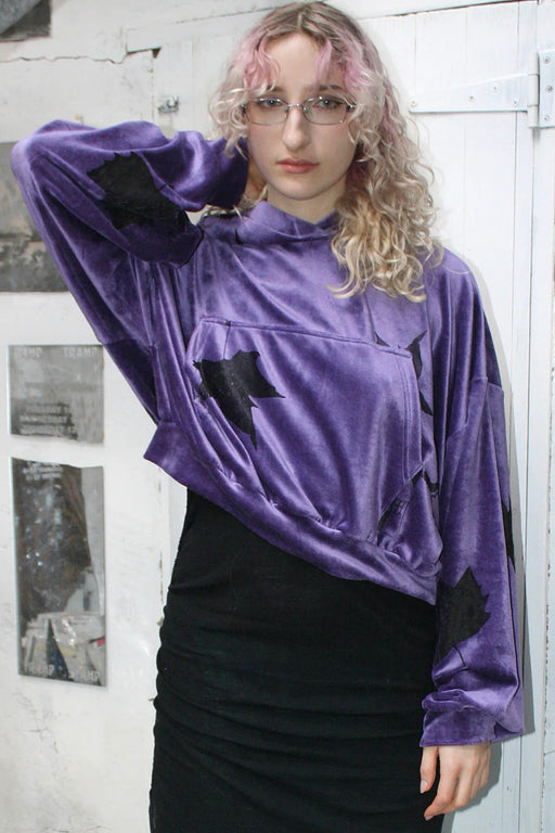 YUMMY MUMMY HOODIE IN GRAPE
