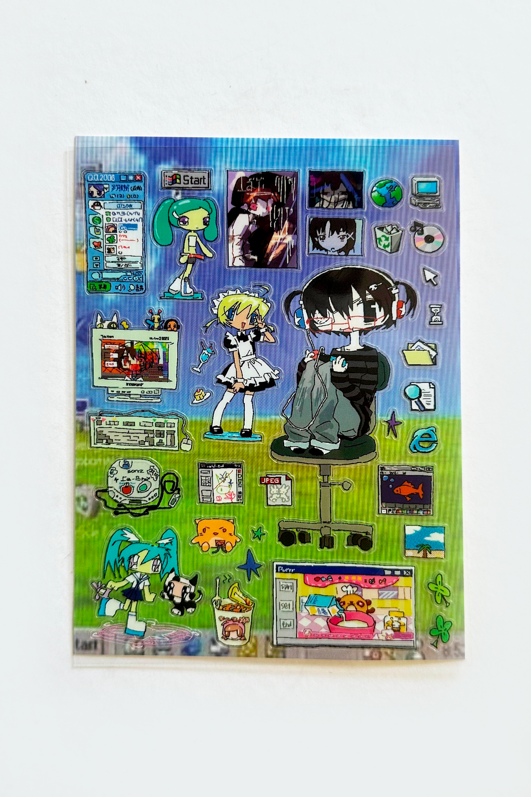 ELECTRONIC HOUSE NOSTALGIA STICKERS – EATHOT