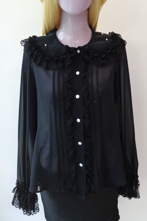 LIP SERVICE BLACK LACE CAMISOLE
