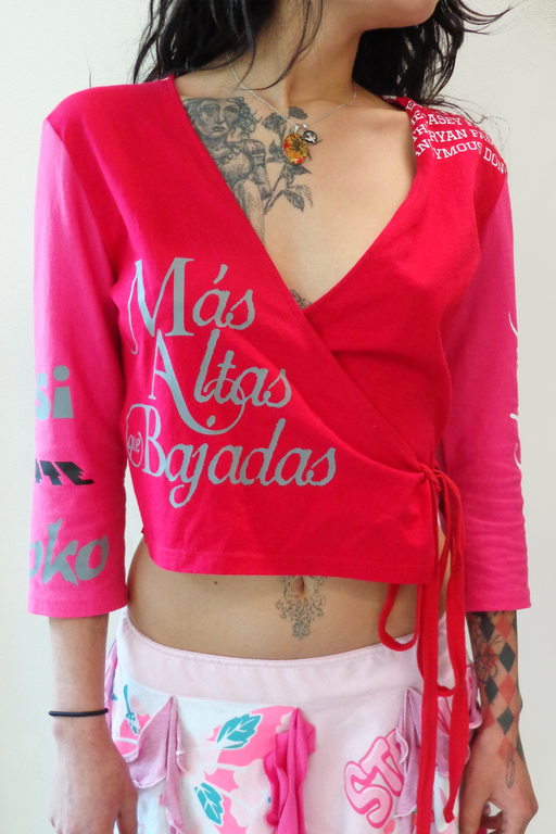 Ballet Wrap Top - Red