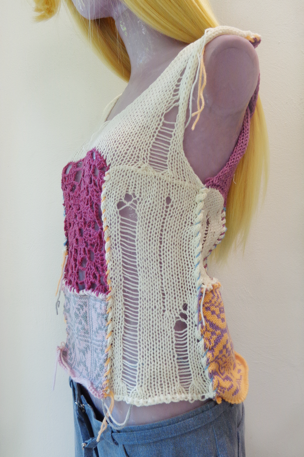 Knit Patch Vest