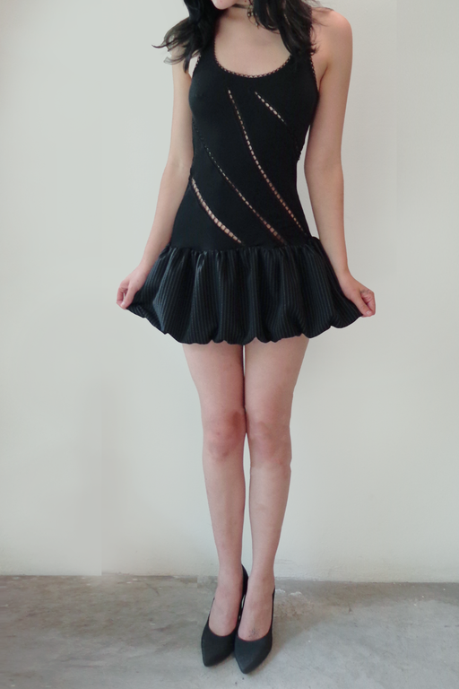 Winona Dress Black & Black