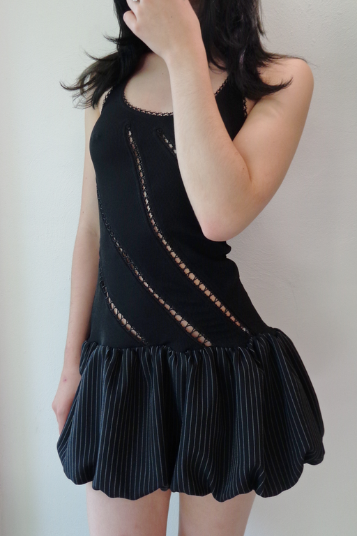 Winona Dress Black & Black