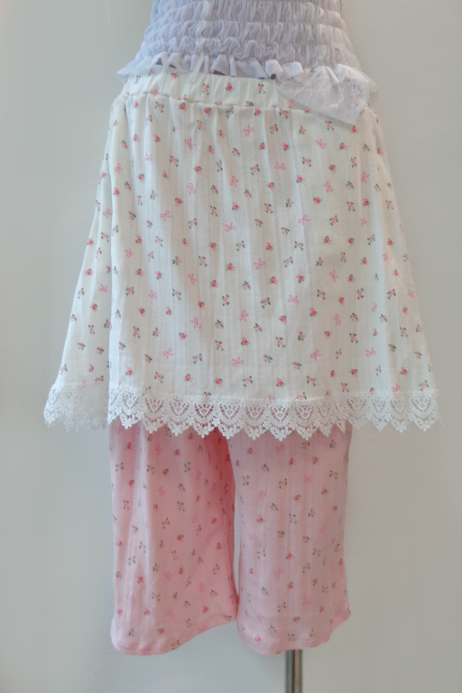 Flower Skirt Pants