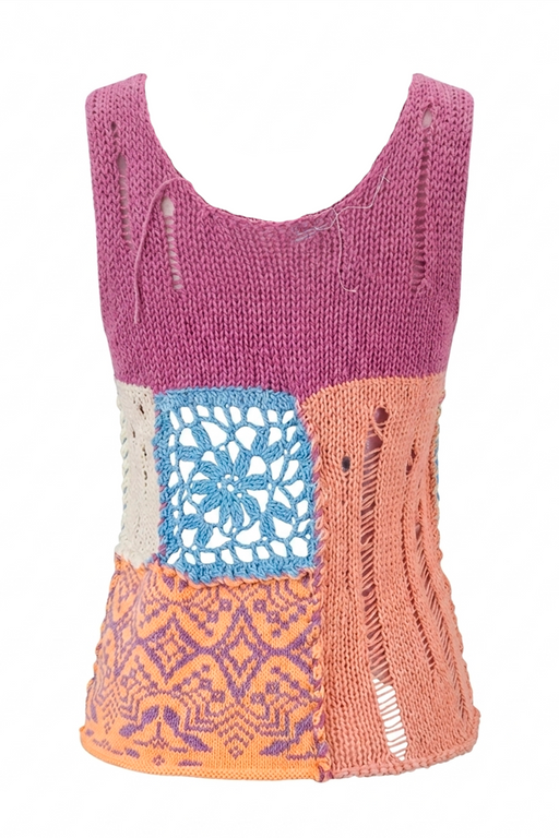 Knit Patch Vest